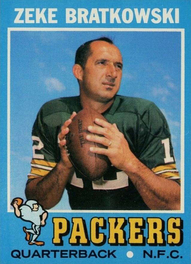 1971 Topps Zeke Bratkowski #111 Football Card