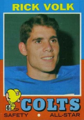 1971 Topps Rick Volk #32 Football Card