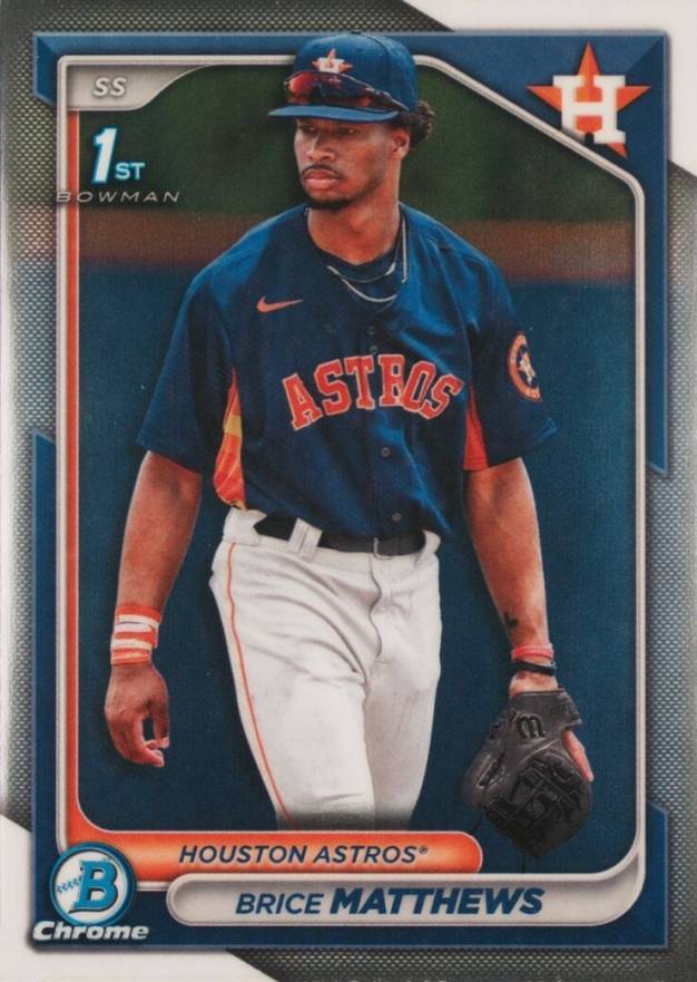 2024 Bowman Chrome Prospects Brice Matthews #BCP69 Baseball Card