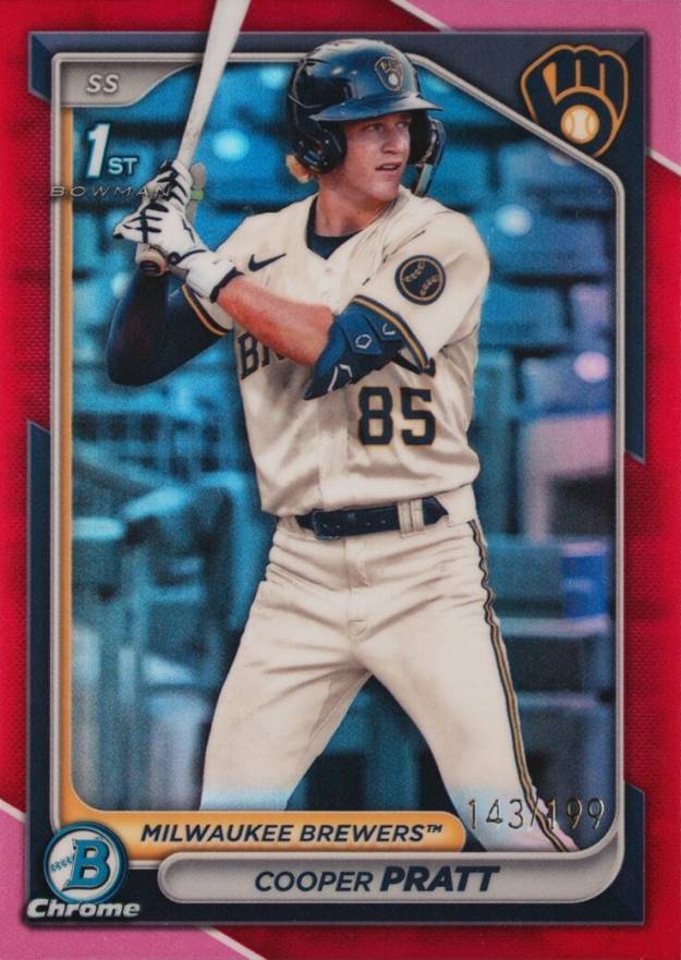 2024 Bowman Chrome Prospects Cooper Pratt #BCP137 Baseball Card