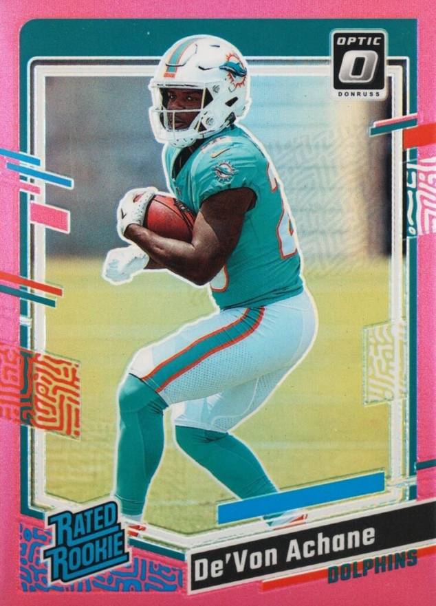 2023 Panini Donruss Optic De'Von Achane #269 Football Card