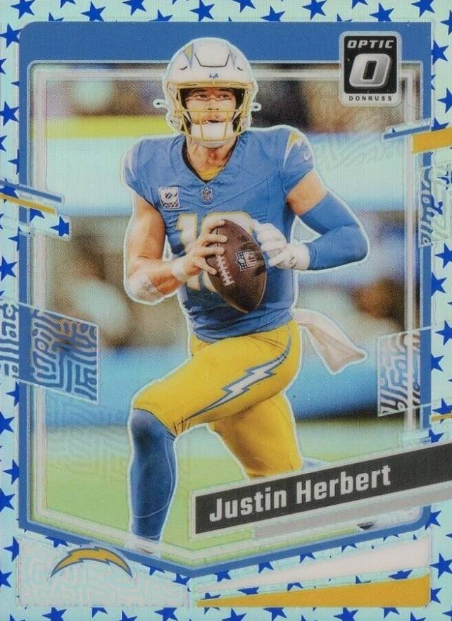 2023 Panini Donruss Optic Justin Herbert #104 Football Card