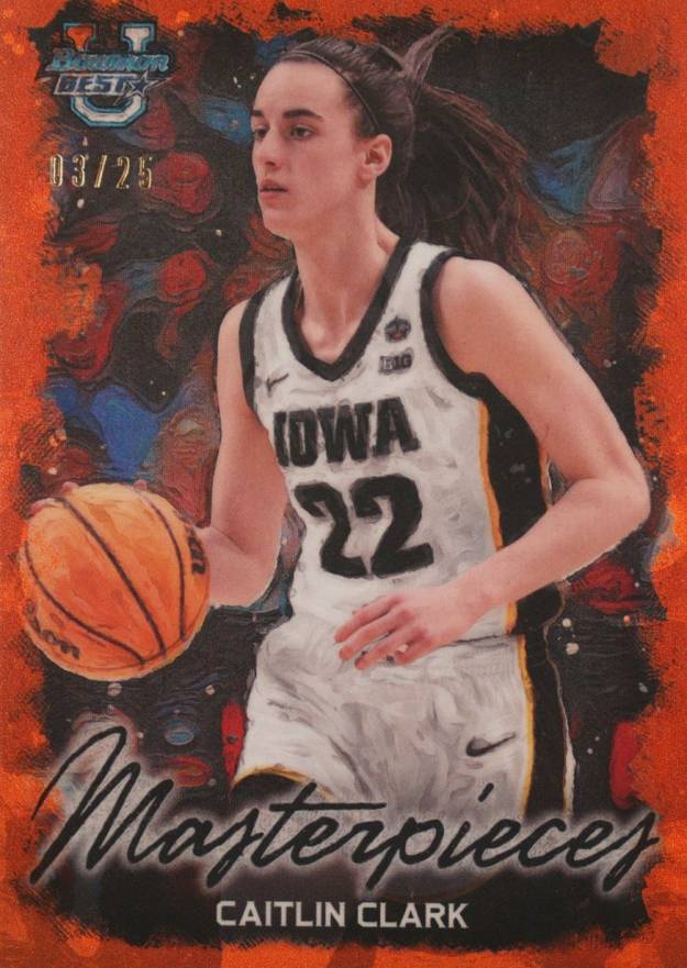 2023 Bowman University Best Bowman Masterpieces Caitlin Clark #BM19 Basketball Card