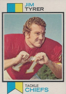 1973 Topps Jim Tyrer #233 Football Card