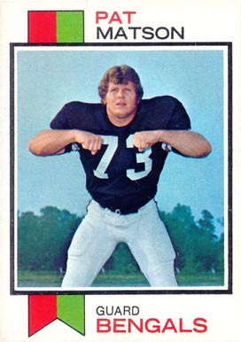 1973 Topps Pat Matson #227 Football Card