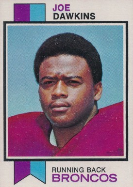 1973 Topps Joe Dawkins #164 Football Card