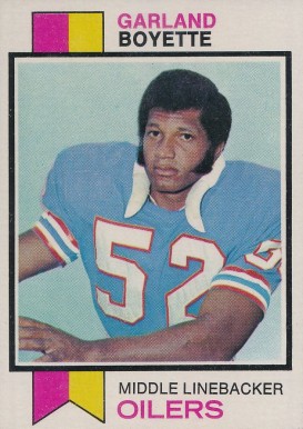 1973 Topps Garland Boyette #121 Football Card