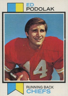 1973 Topps Ed Podolak #373 Football Card