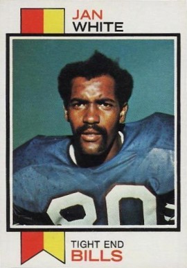 1973 Topps Jan White #476 Football Card