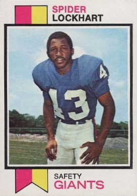 1973 Topps Spider Lockhart #468 Football Card