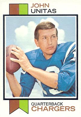 1973 Topps Johnny Unitas #455 Football Card