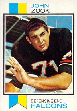 1973 Topps John Zook #333 Football Card