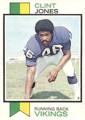 1973 Topps Clint Jones #271 Football Card