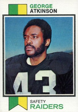 1973 Topps George Atkinson #187 Football Card