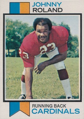 1973 Topps Johnny Roland #123 Football Card