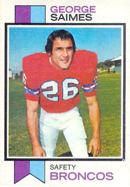 1973 Topps George Saimes #78 Football Card