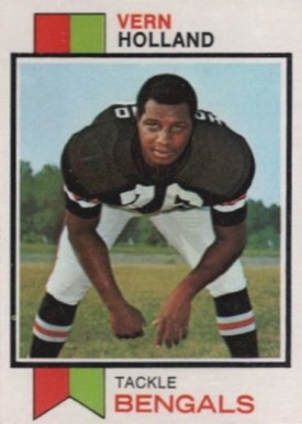 1973 Topps Vern Holland #62 Football Card