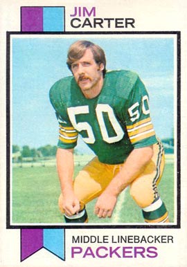 1973 Topps Jim Carter #55 Football Card