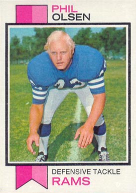 1973 Topps Phil Olsen #14 Football Card