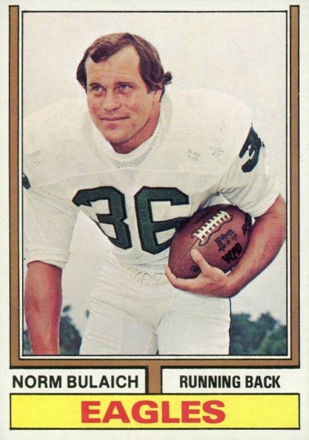 1974 Topps Norm Bulaich #405 Football Card