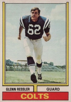 1974 Topps Glenn Ressler #276 Football Card