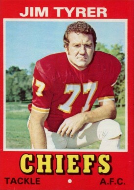 1974 Wonder Bread Jim Tyrer #23 Football Card