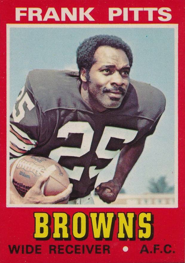 1974 Wonder Bread Frank Pitts #18 Football Card