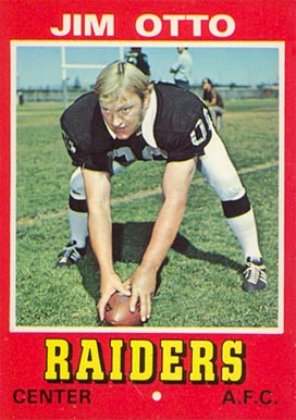 1974 Wonder Bread Jim Otto #16 Football Card