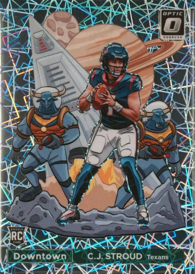 2023 Panini Donruss Optic Downtown CJ Stroud #D2 Football Card