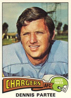 1975 Topps Dennis Partee #68 Football Card