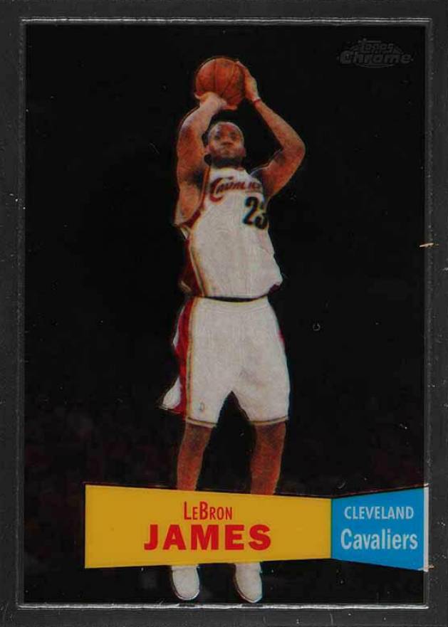 2007 Topps Chrome LeBron James #23 Basketball Card