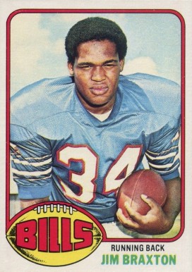 1976 Topps Jim Braxton #514 Football Card