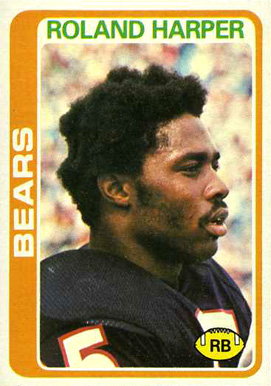 1978 Topps Roland Harper #417 Football Card