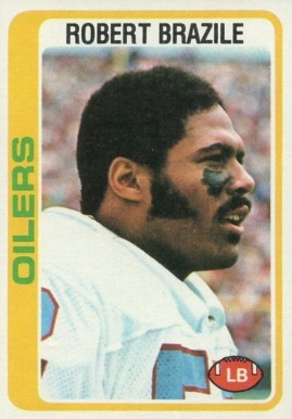 1978 Topps Robert Brazile #337 Football Card