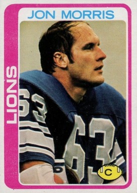 1978 Topps Jon Morris #284 Football Card