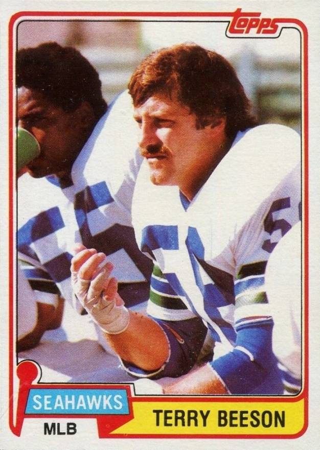 1981 Topps Terry Beeson #191 Football Card