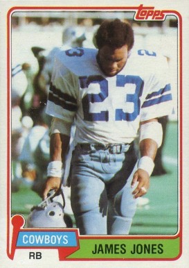 1981 Topps James Jones #269 Football Card