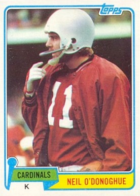 1981 Topps Neil O'Donoghue #96 Football Card