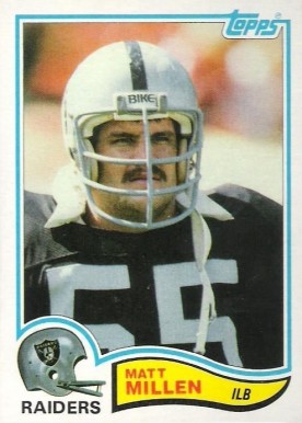 1982 Topps Matt Millen #196 Football Card