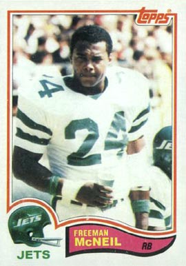 1982 Topps Freeman McNeil #176 Football Card