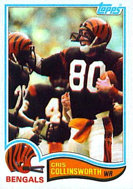 1982 Topps Cris Collinsworth #44 Football Card