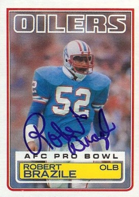 1983 Topps Robert Brazile #275 Football Card