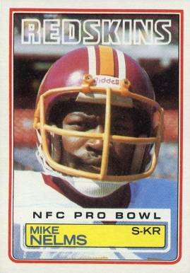 1983 Topps Mike Nelms #195 Football Card