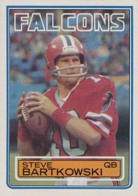 1983 Topps Steve Bartkowski #15 Football Card