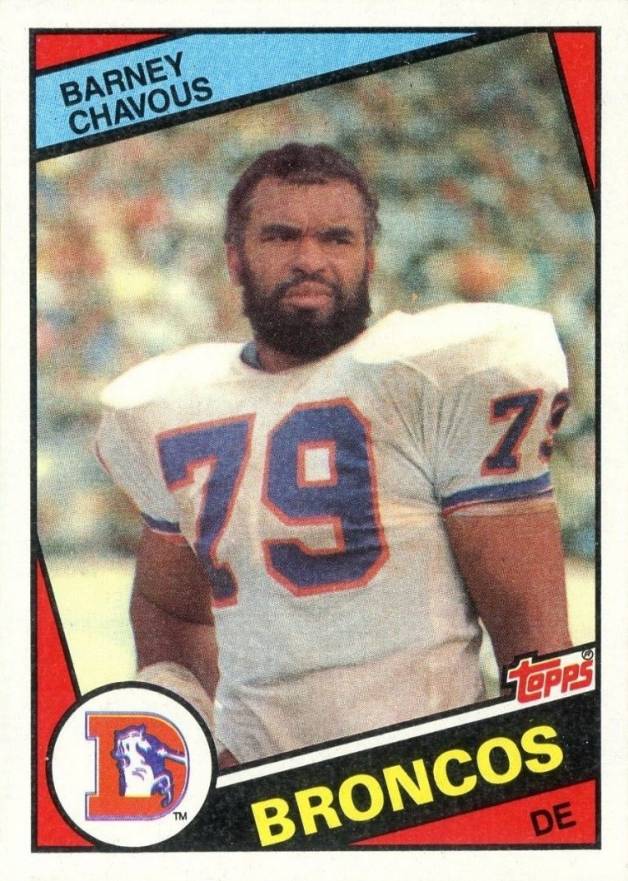 1984 Topps Barney Chavous #62 Football Card