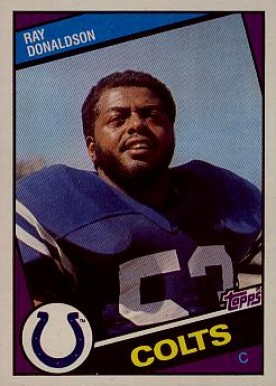 1984 Topps Ray Donaldson #13 Football Card