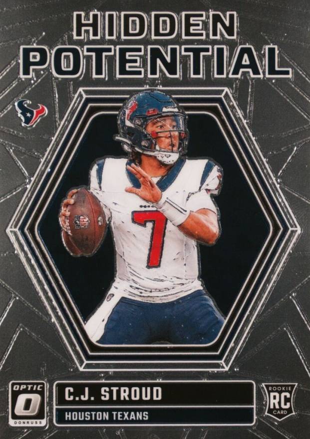 2023 Panini Donruss Optic Hidden Potential CJ Stroud #HPCJ Football Card