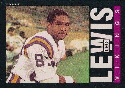 1985 Topps Leo Lewis #95 Football Card