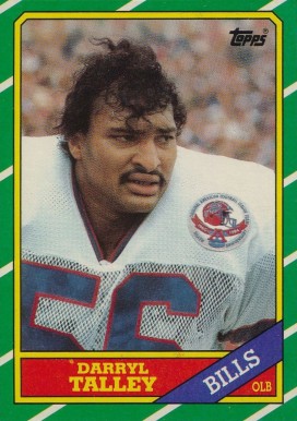 1986 Topps Darryl Talley #391 Football Card