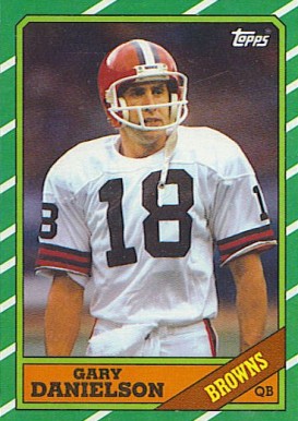 1986 Topps Gary Danielson #186 Football Card